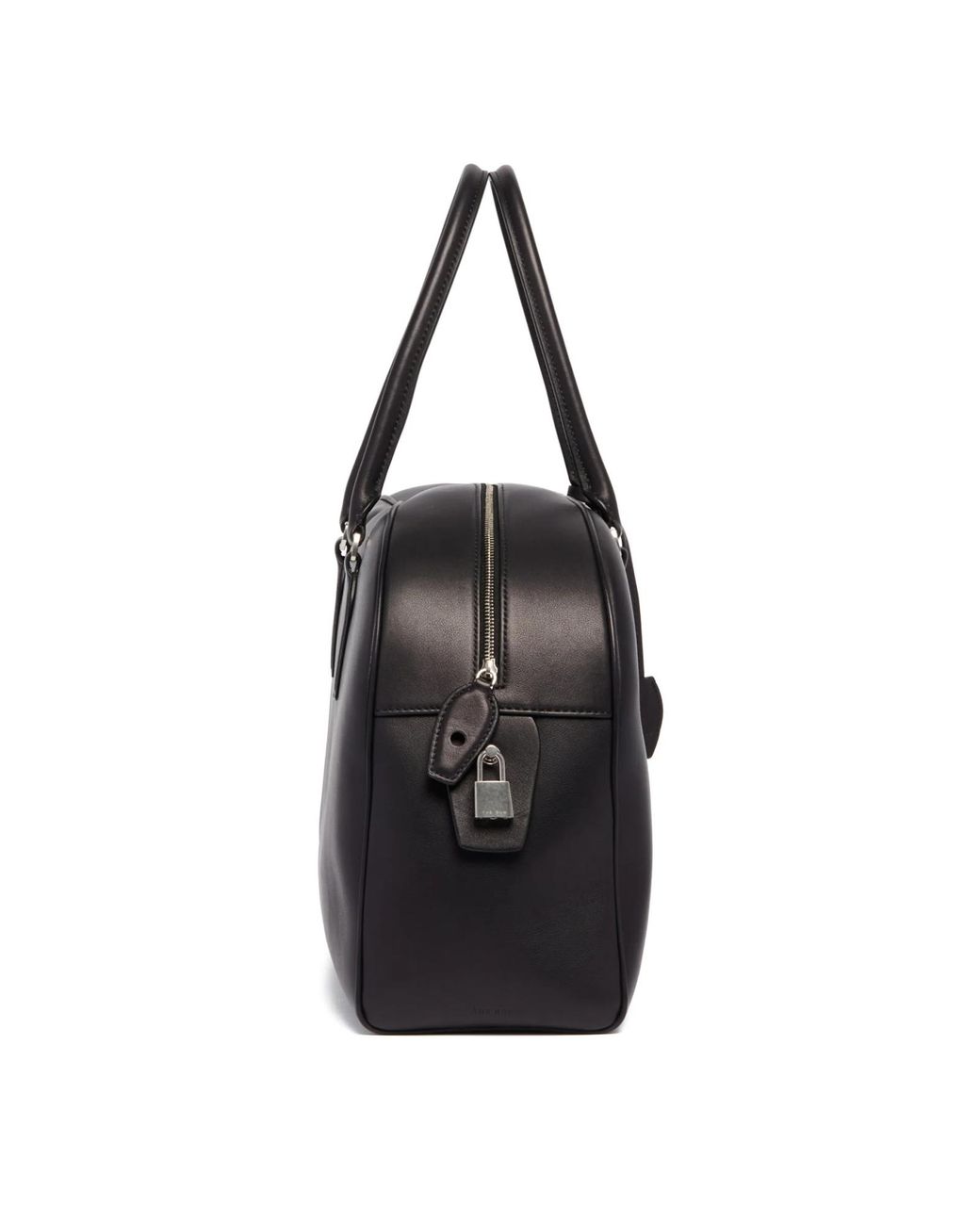 The Row Black India 15.17 Leather Tote Bag