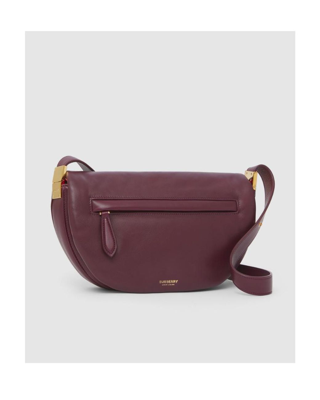 Burberry Purple Small Olympia Shoulder Bag