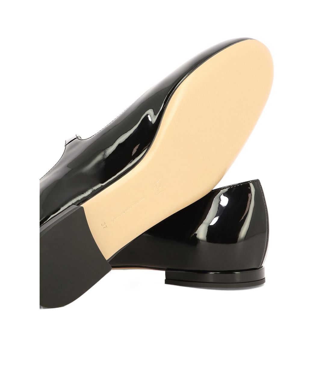 Gianvito Rossi Black Patent Mary Jane Flats
