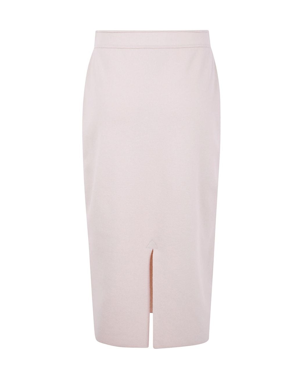 D.exterior White Merinos Comfort Short Skirt