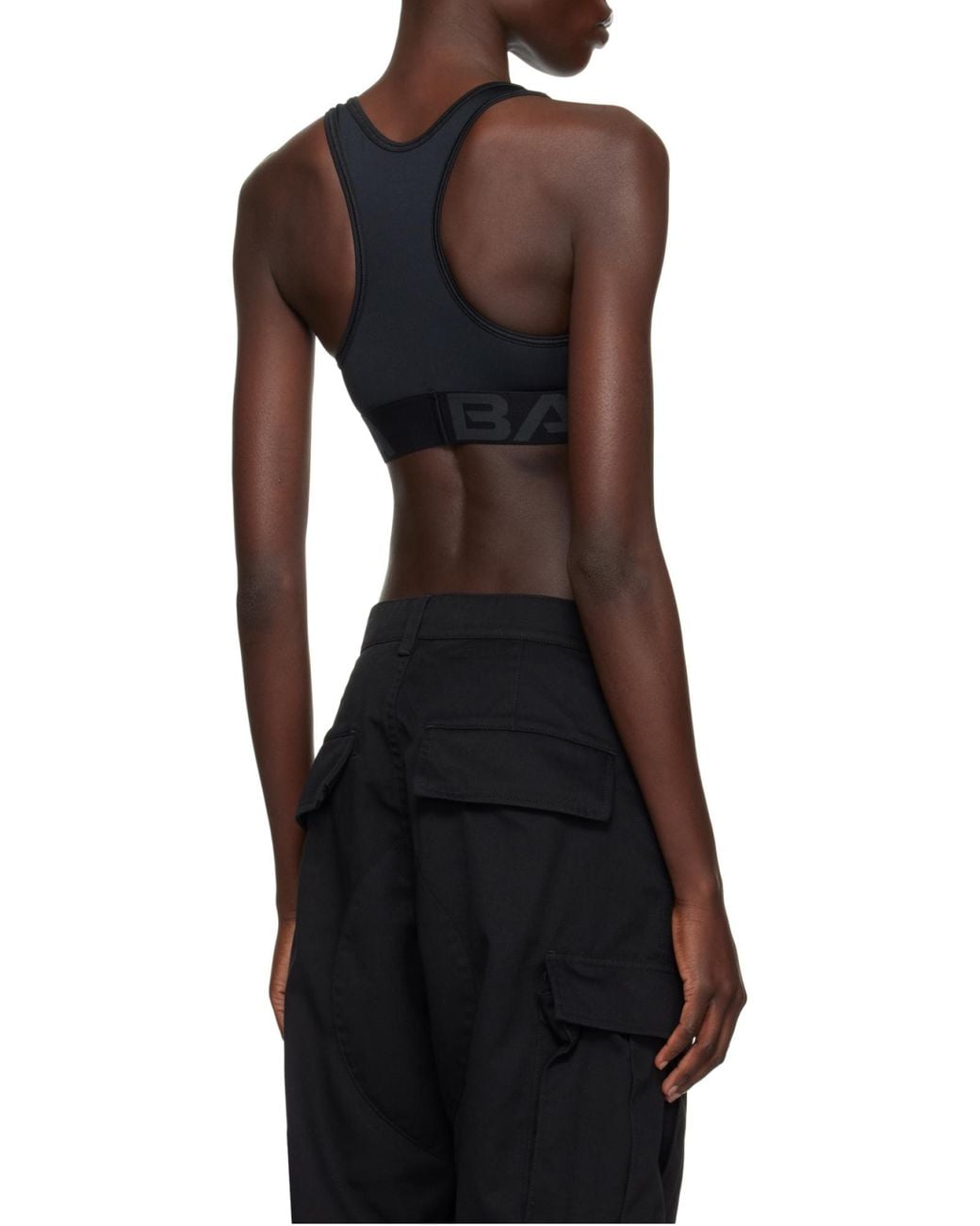 Balenciaga Black Under Armour Bra
