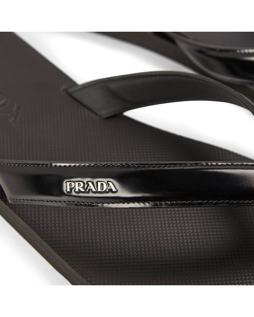 Prada Black Lightweight Slippers for men