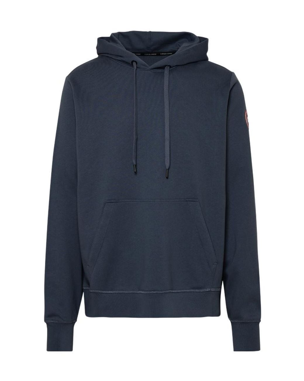 Canada Goose Blue Huron Drawstring Hoodie for men