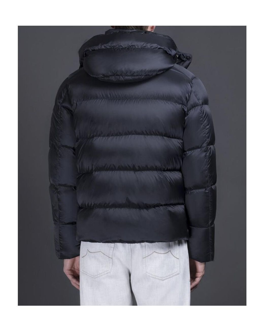 Moorer Blue Nadir-Sh Bomber Jacket for men