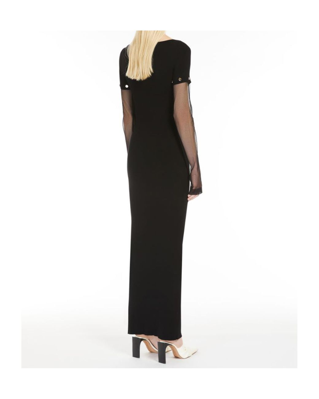 Sportmax Black Long Dress