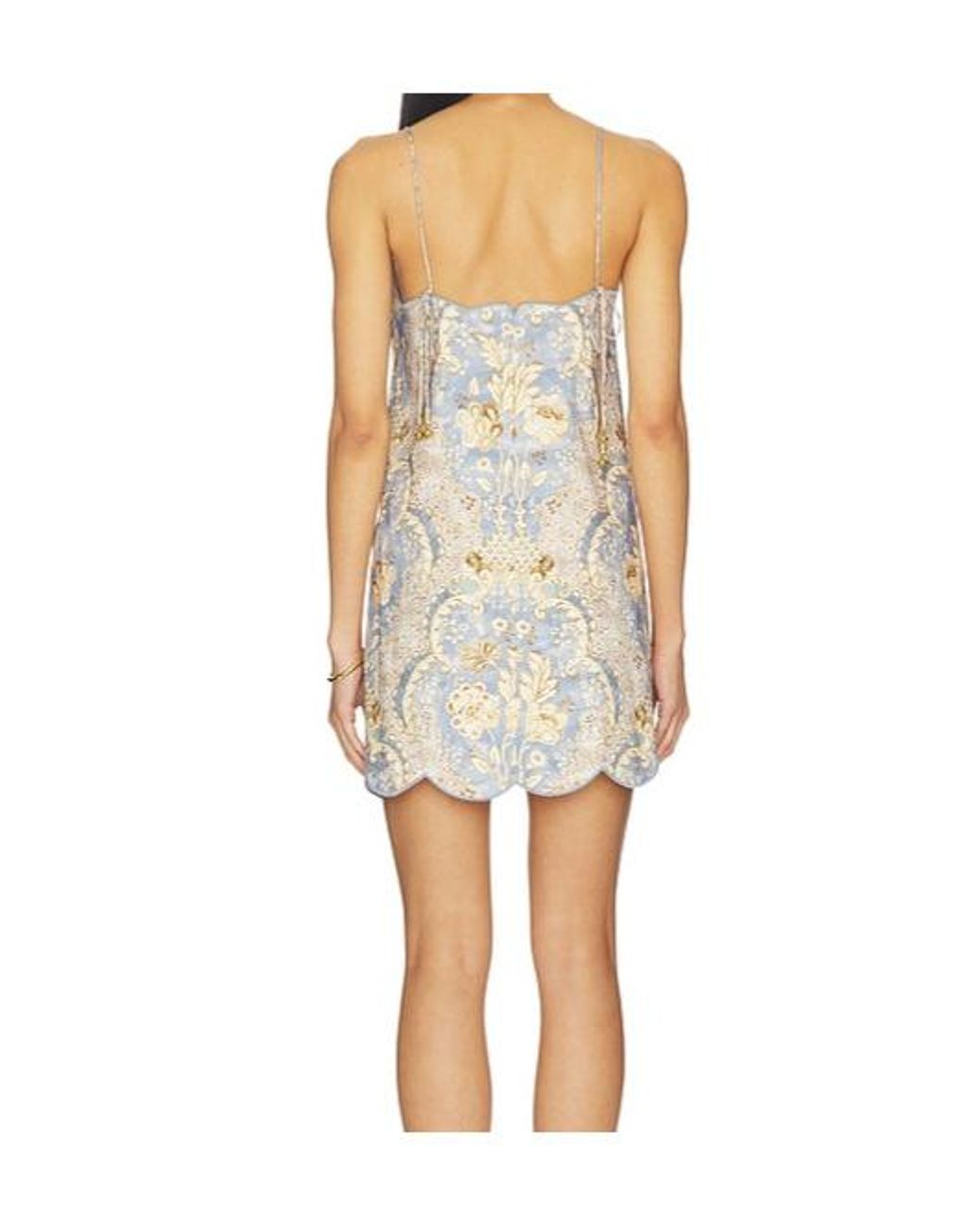 Zimmermann White Daylight Scallop Mini Dress