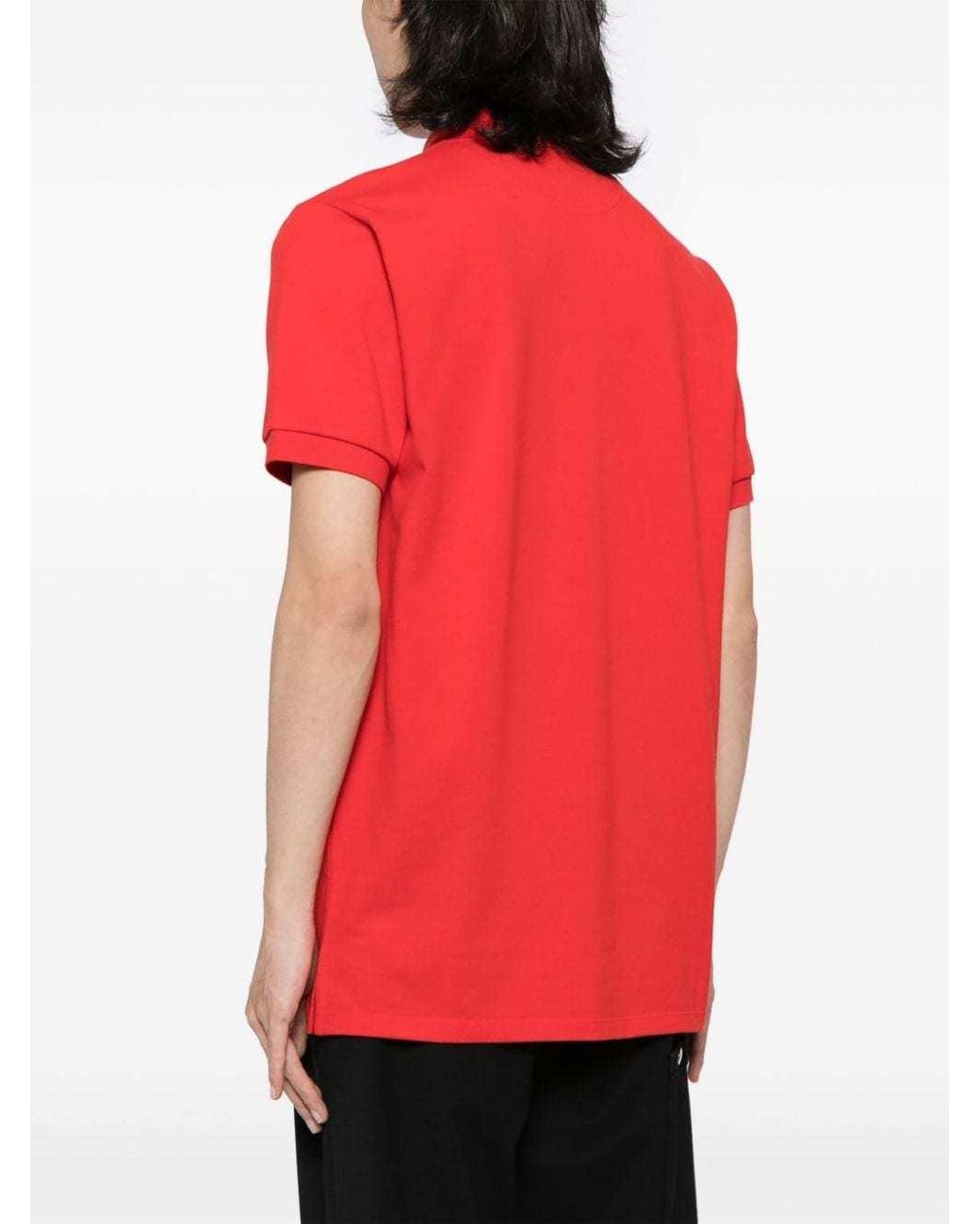 Bally Logo-Embroidered Organic Cotton Polo Shirt for men