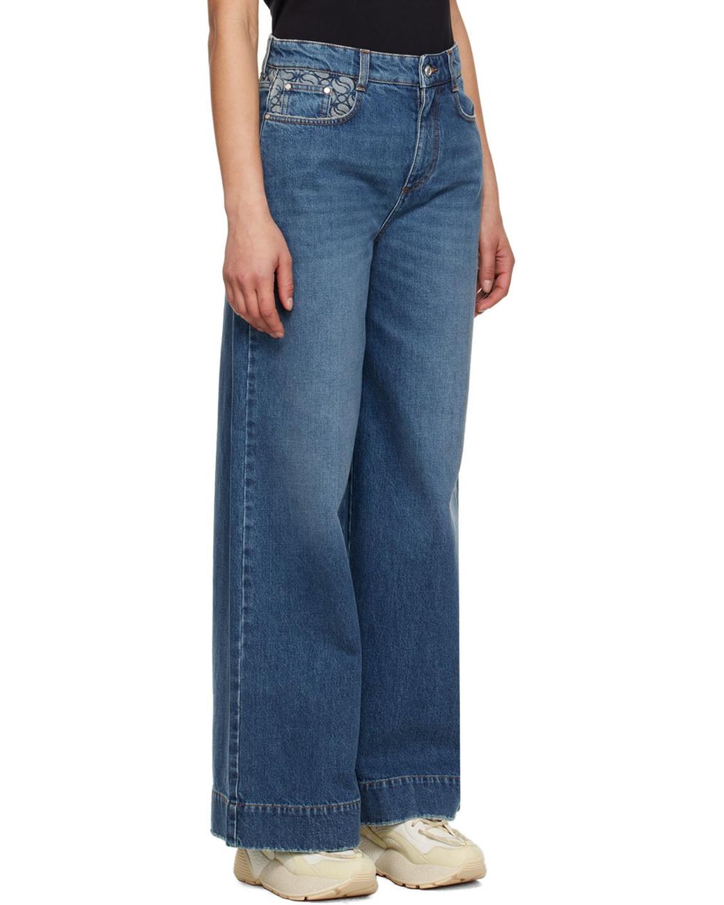 Stella McCartney Blue S-wave Jeans
