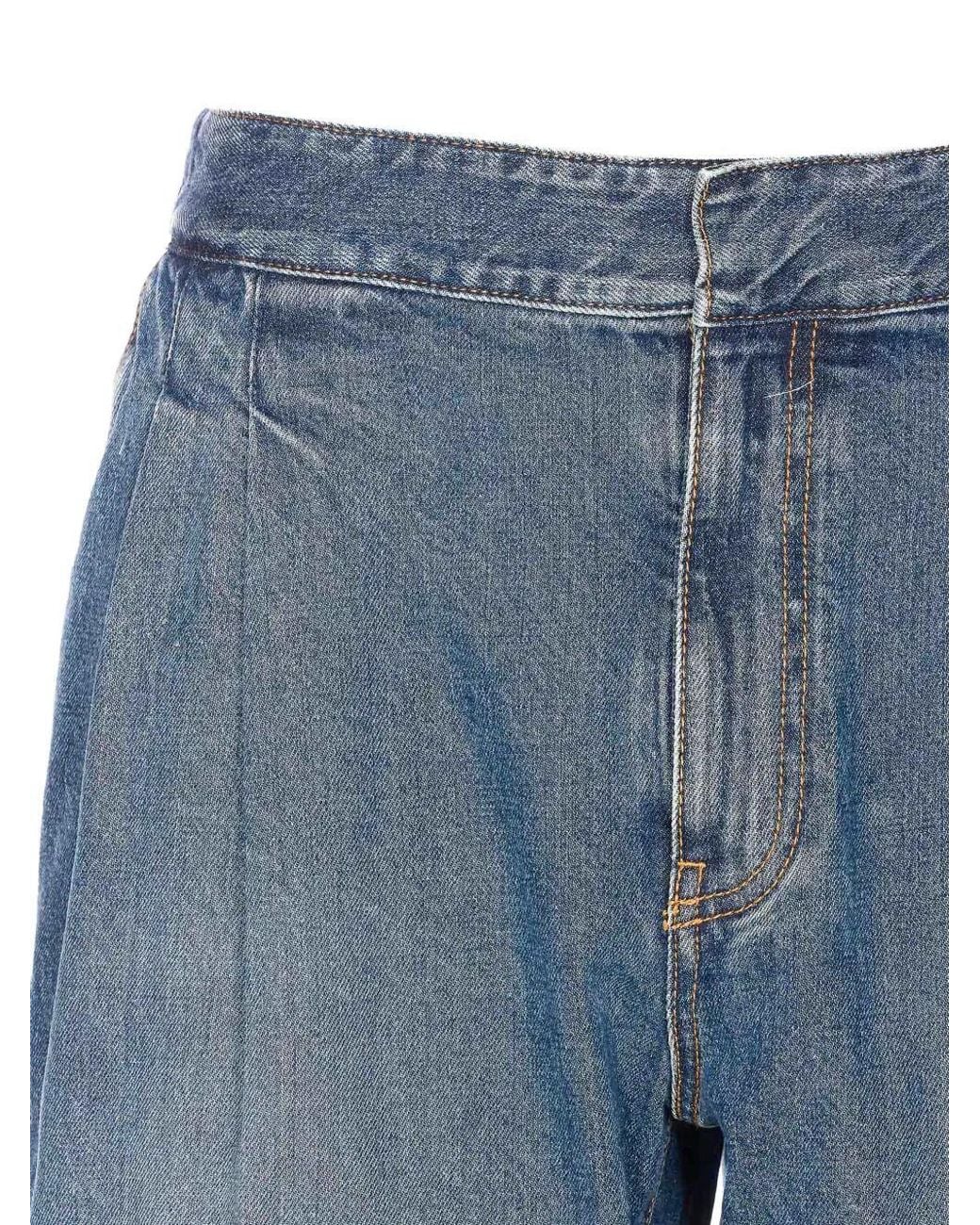 Alaïa Blue Alaïa Denim Tailored Jeans