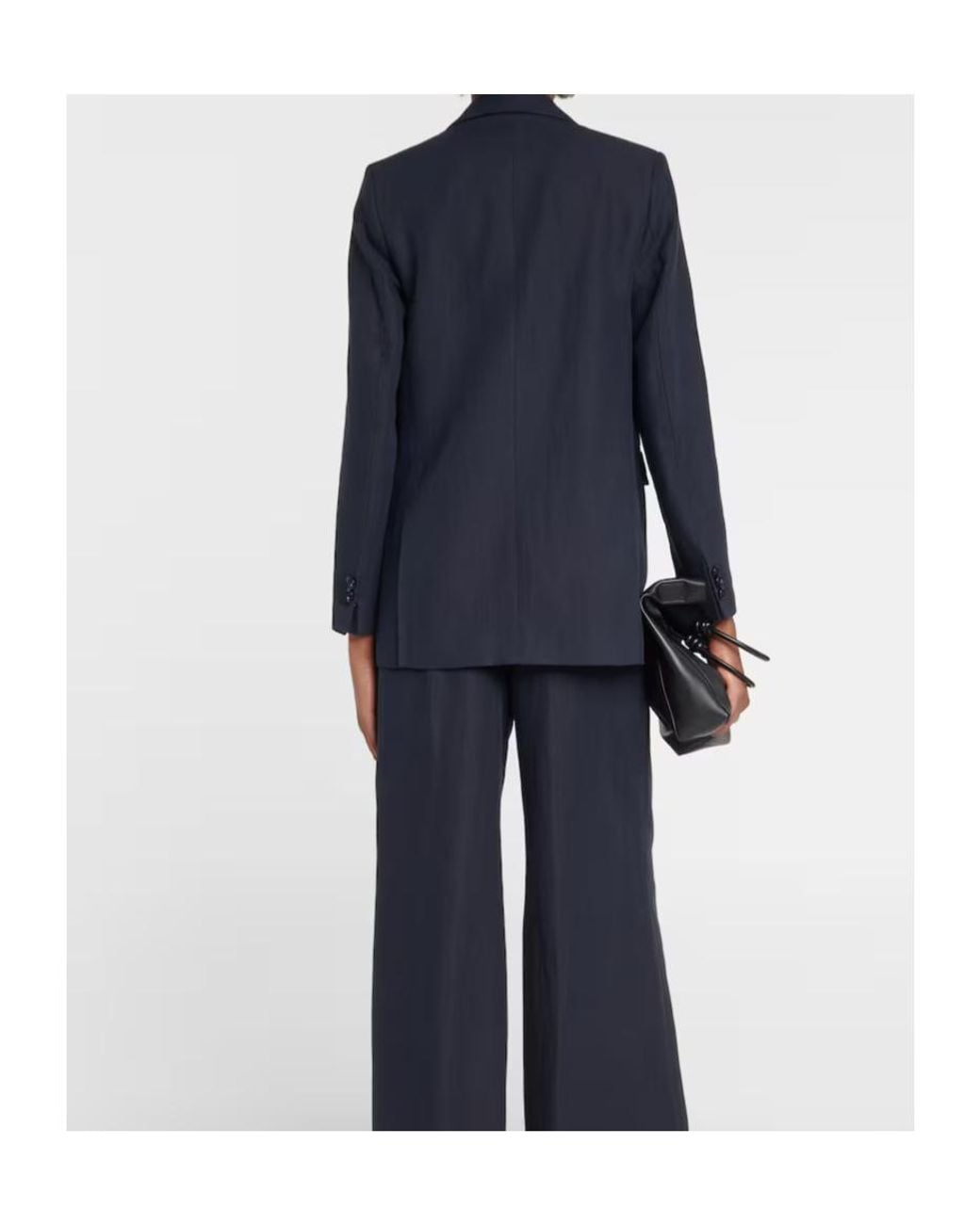 Dorothee Schumacher Blue Lapel Long-Sleeved Suit Jacket