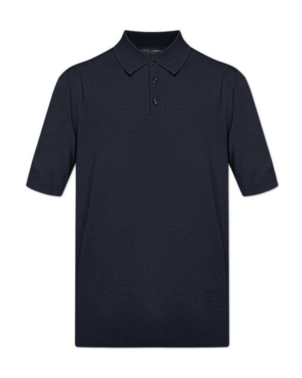 Dolce & Gabbana Blue Polo Shirts for men