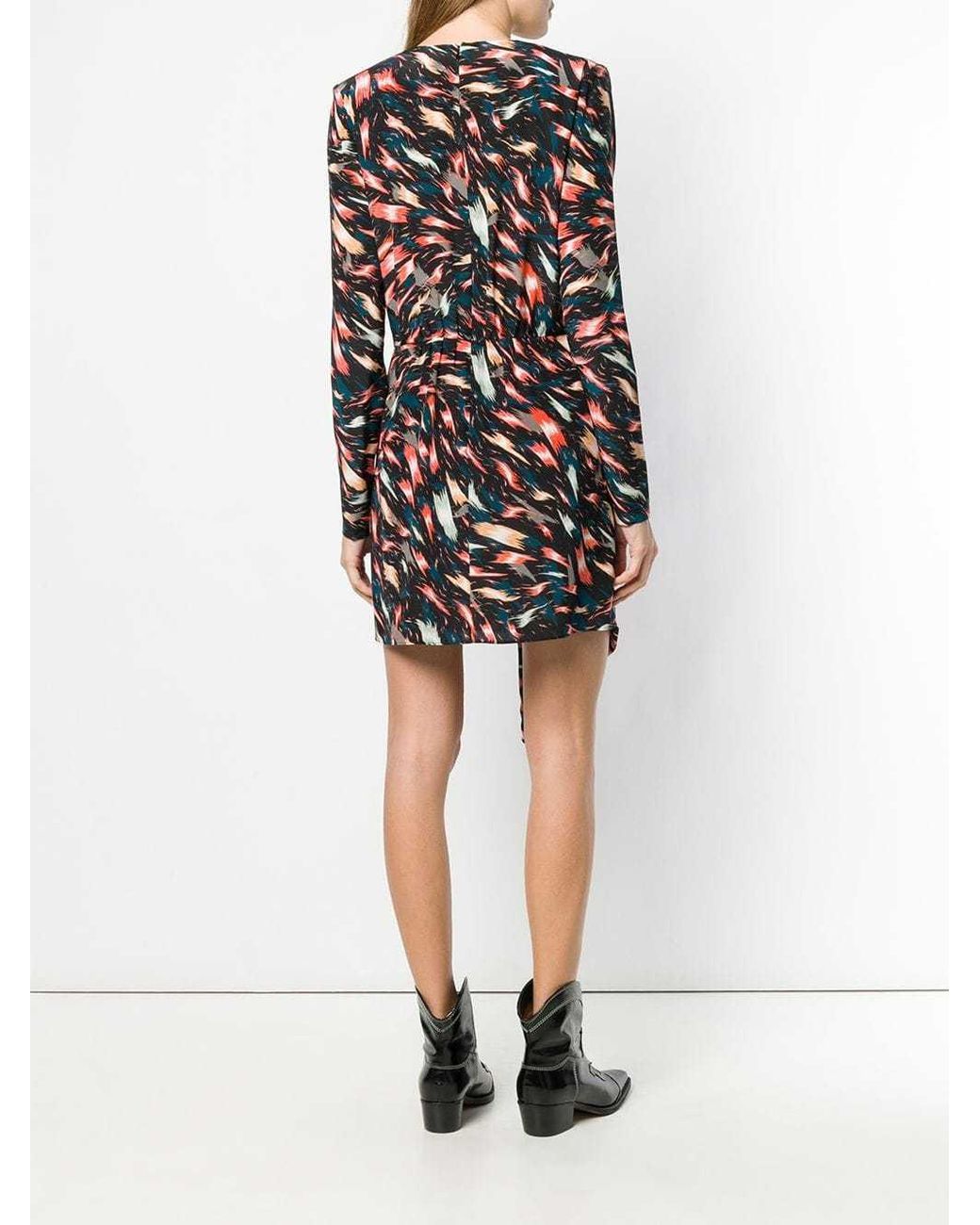 Givenchy White Asymmetric Printed Dress