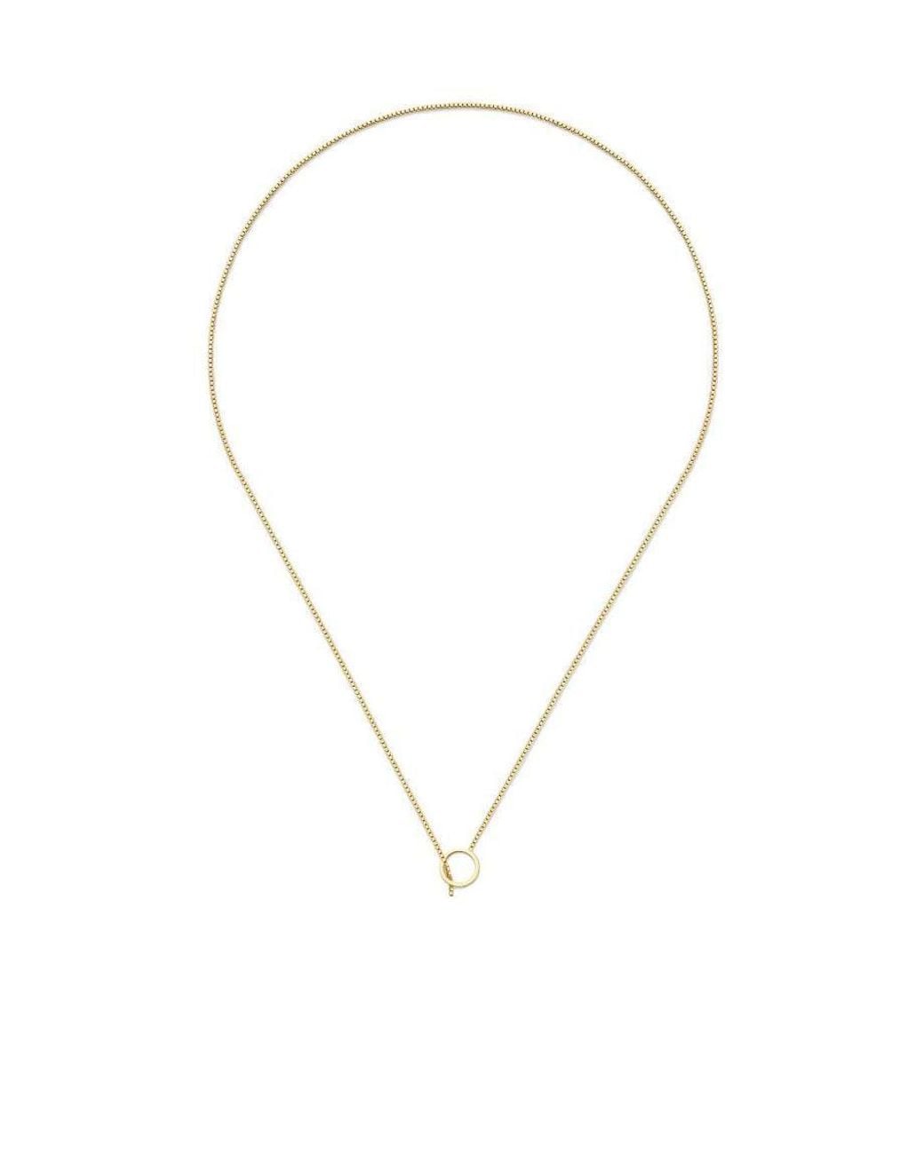 Gucci Metallic Link To Love 18K Lariat Necklace