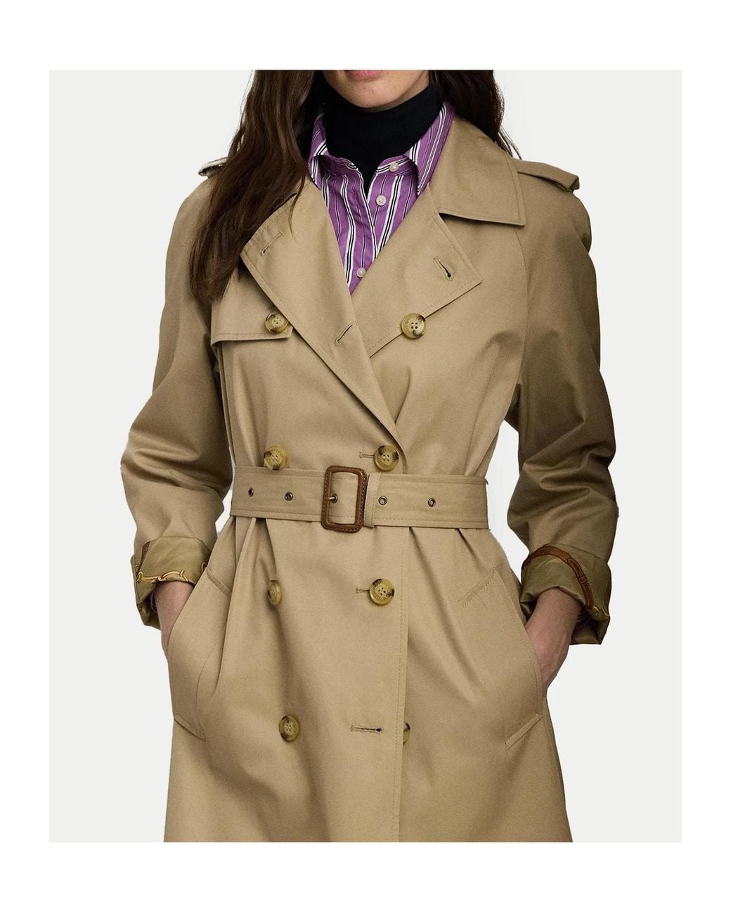 Ralph Lauren Natural Trench Coats