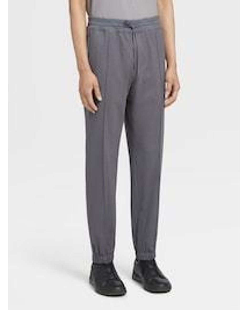 Zegna Gray High Performance Joggers for men