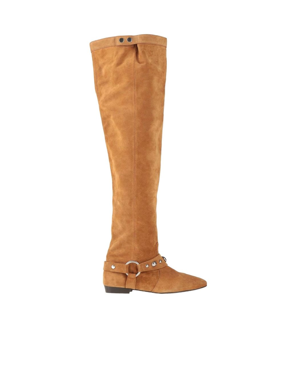Isabel Marant Brown Stylish Pointed-Toe Over-The-Knee Boots