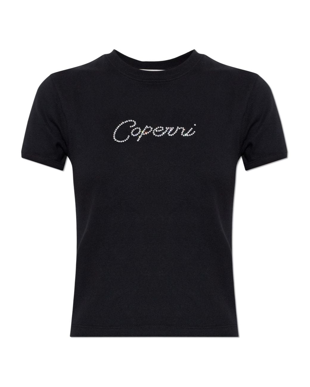 Coperni Black Leopard Printed Baby T-Shirt