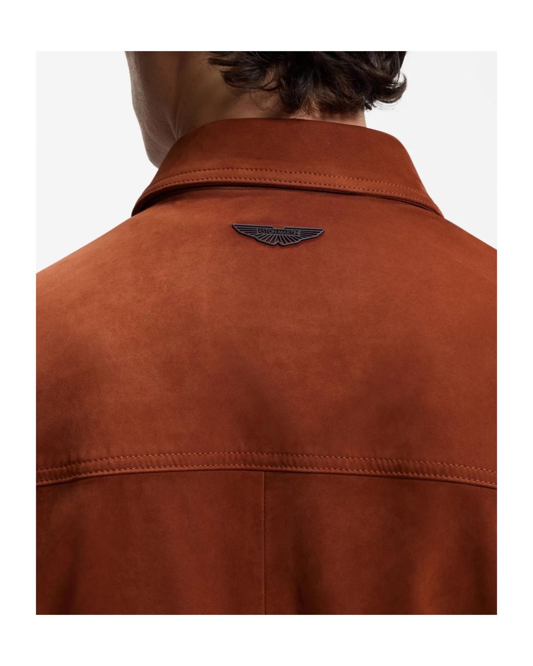 Boss Brown Boss Suede Zip Jacket for men
