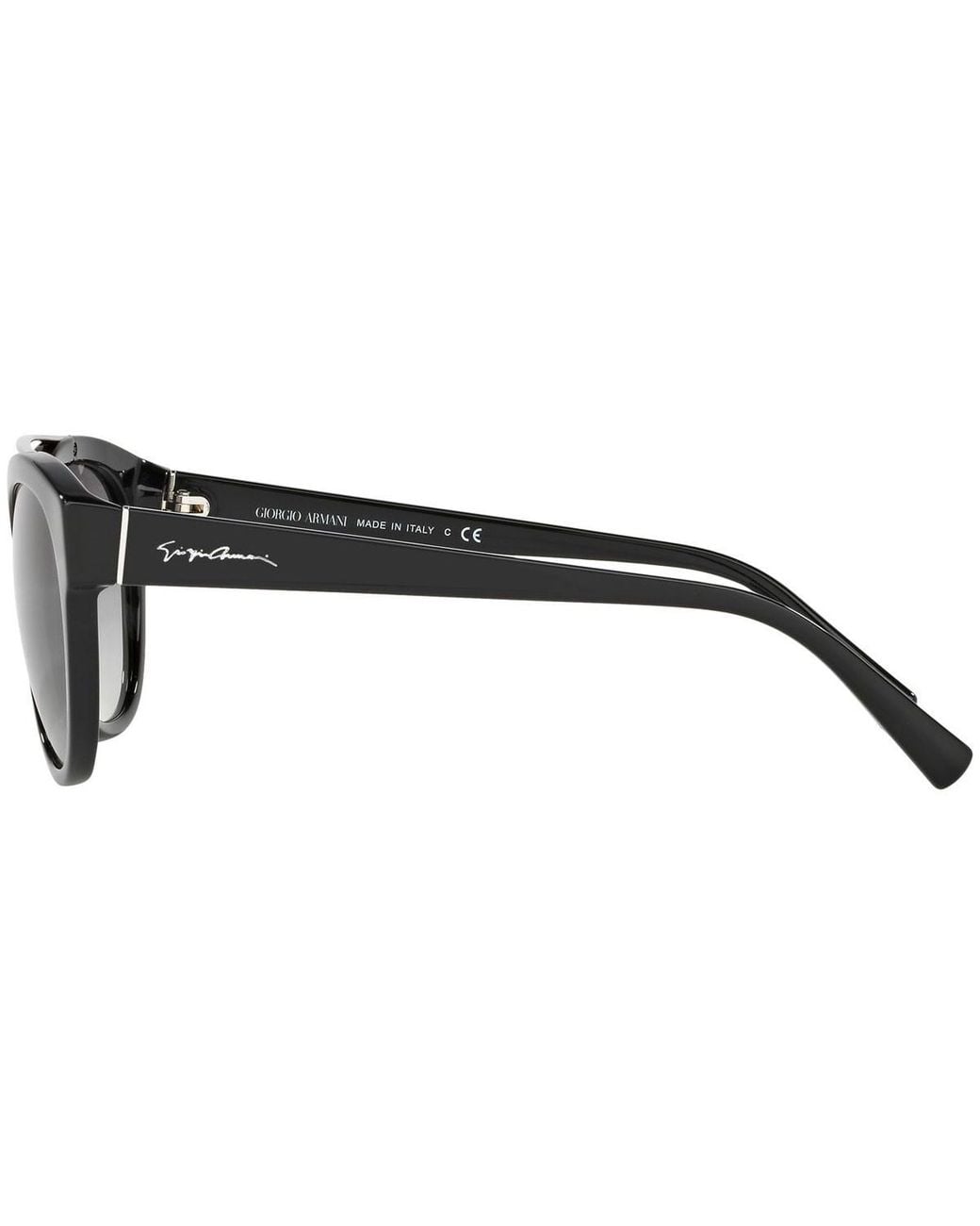 Giorgio Armani Gray Logo Sunglasses
