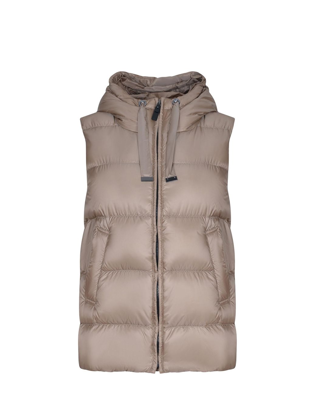 Max Mara Natural The Cube Quilted Hooded Gilet