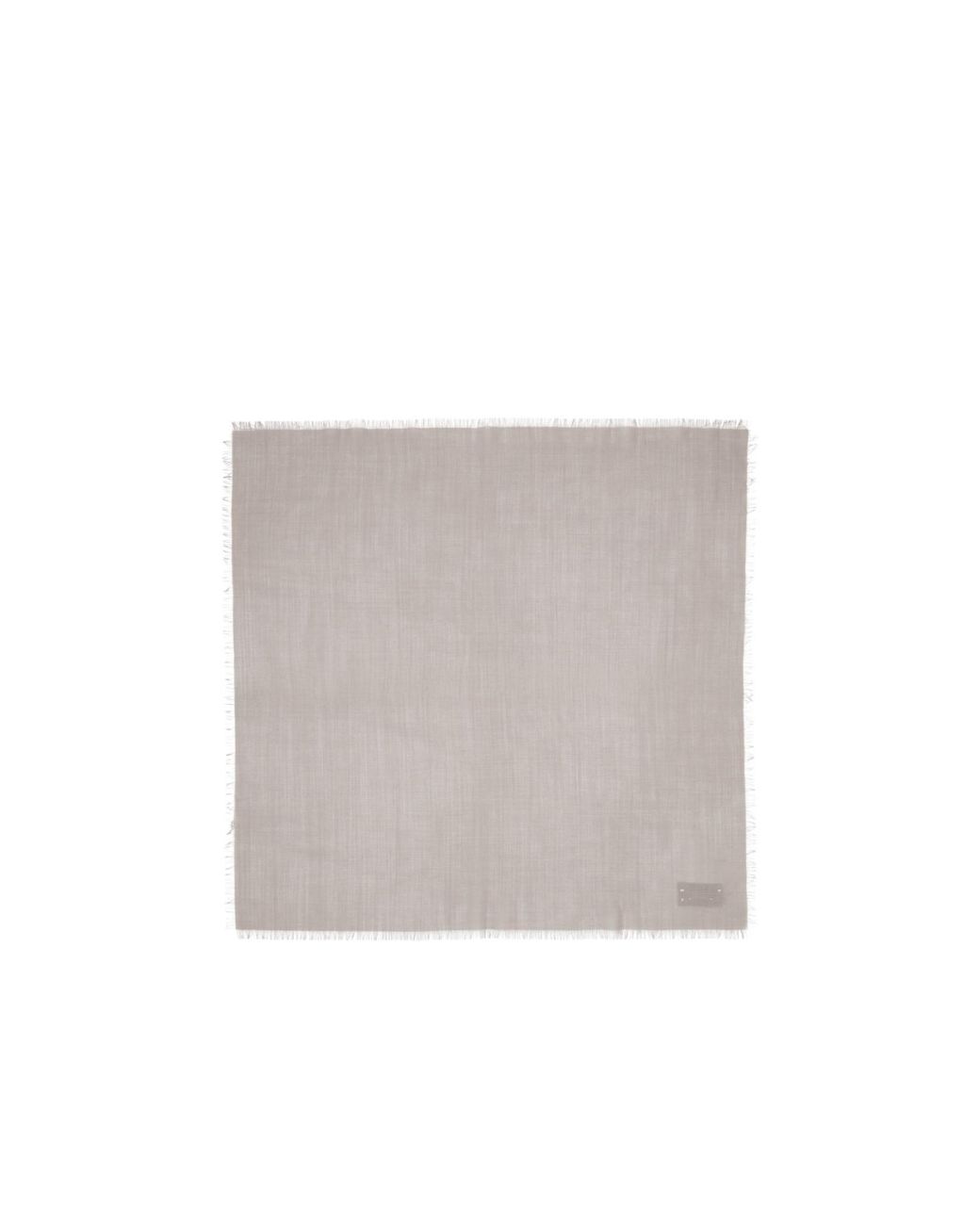 Rier White Square Wool Scarf
