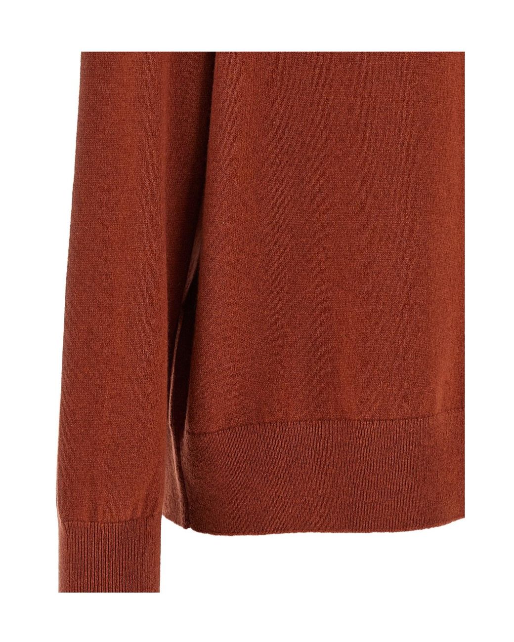 Dries Van Noten Brown Towie V-Neck Knitted Sweater