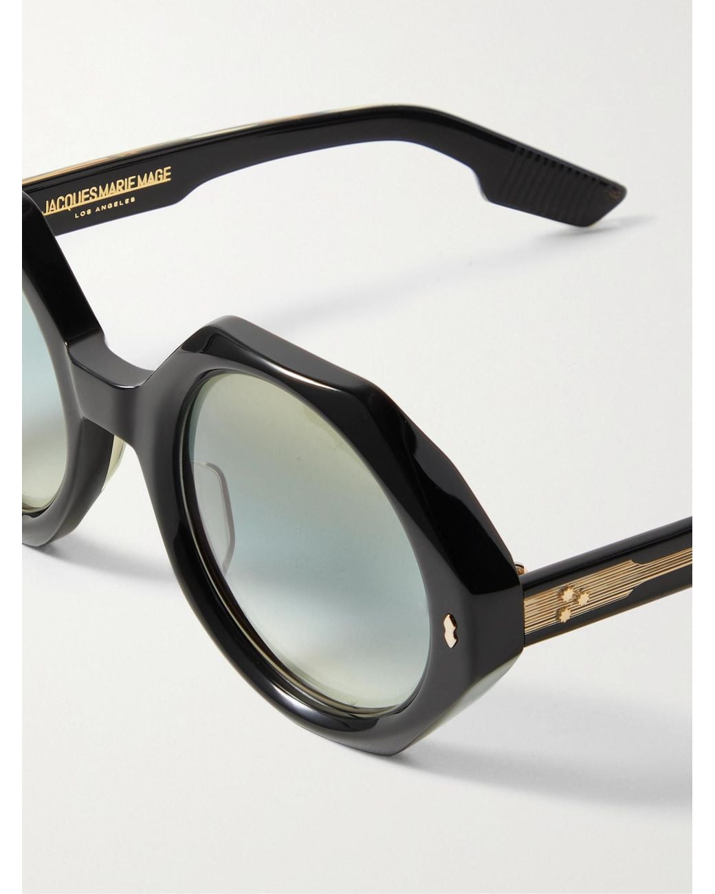 Jacques Marie Mage Multicolor Hexagonal Sunglasses