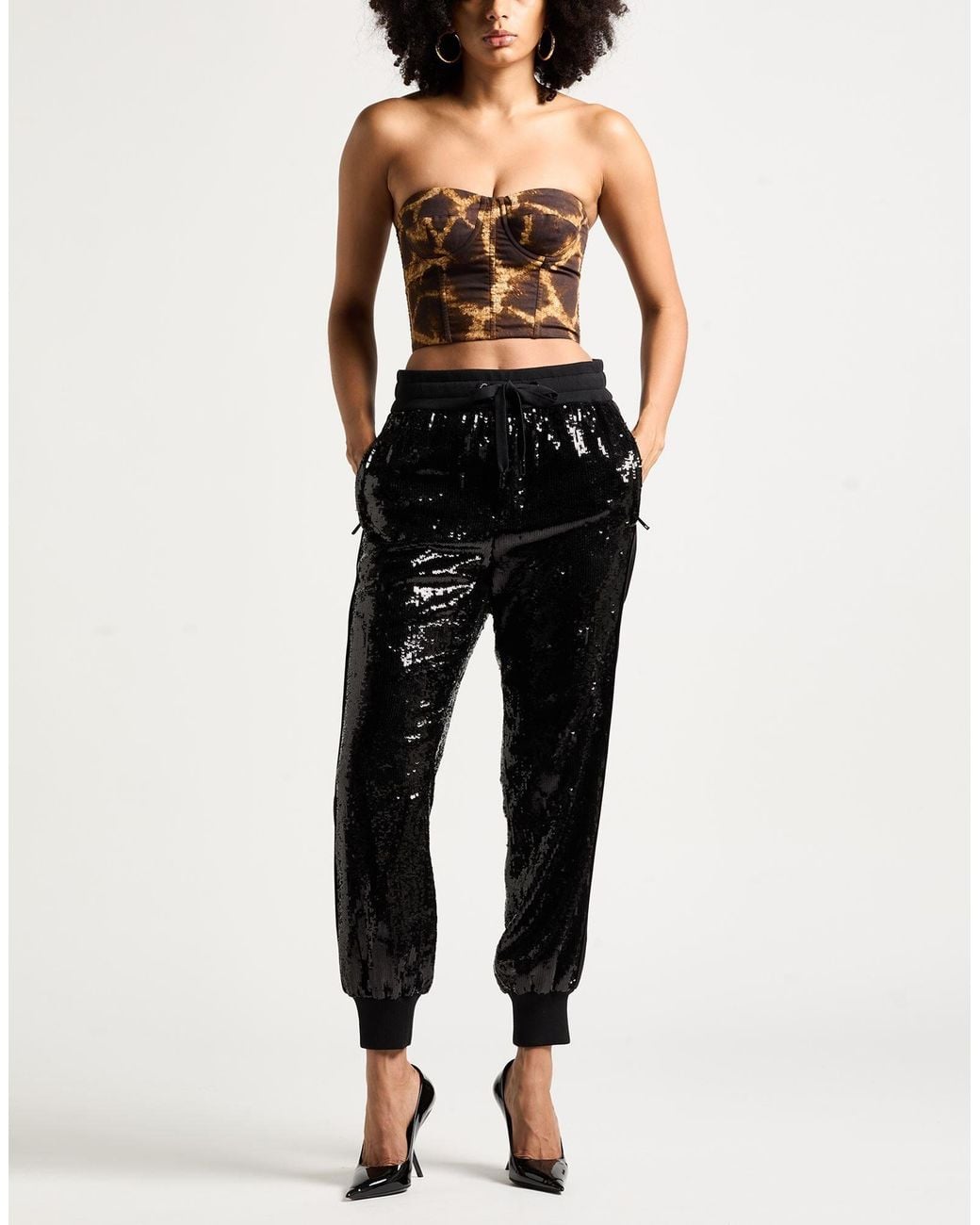 Dolce & Gabbana Black Casual Trousers