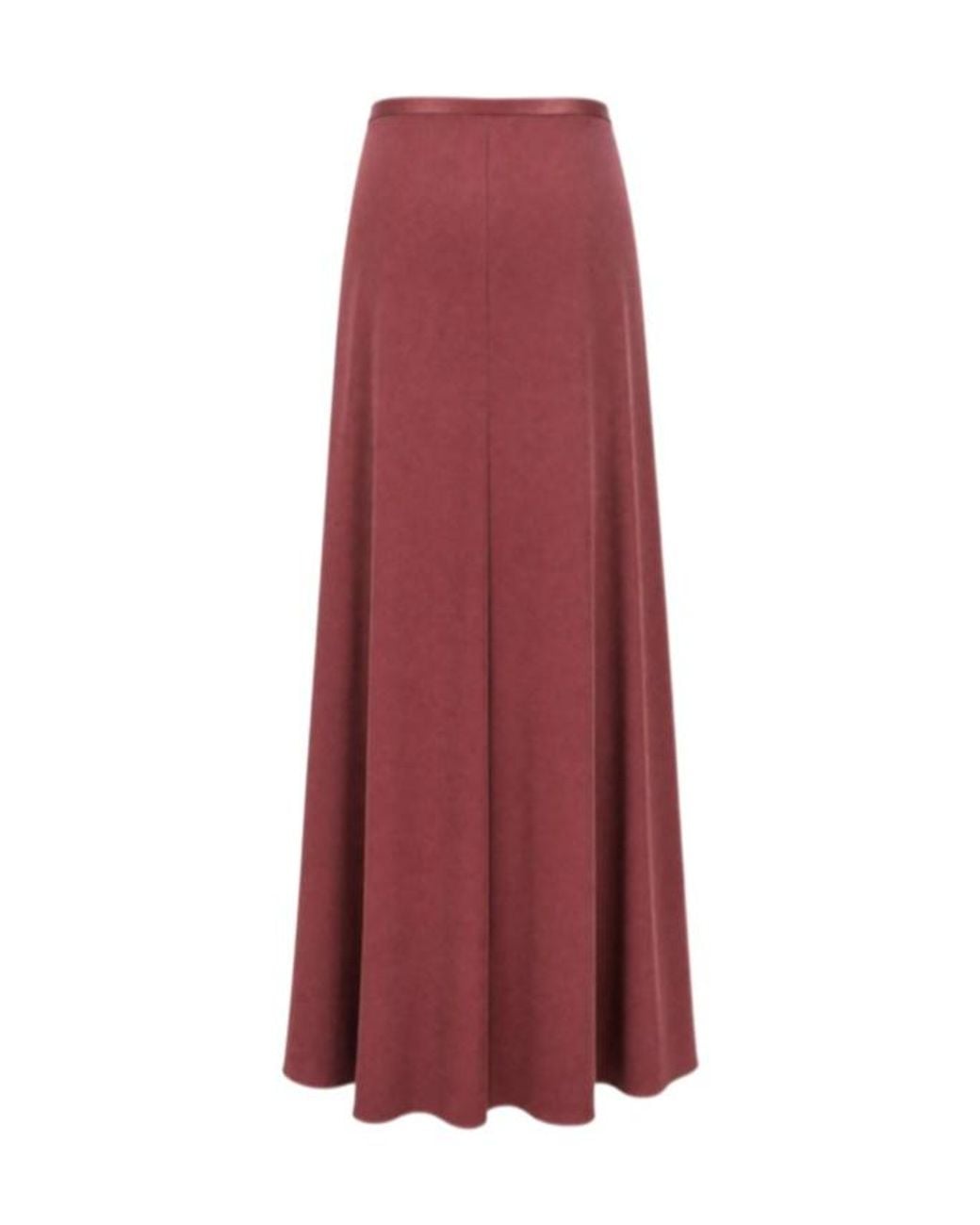 Alberta Ferretti Red Wide-Leg Casual Trousers