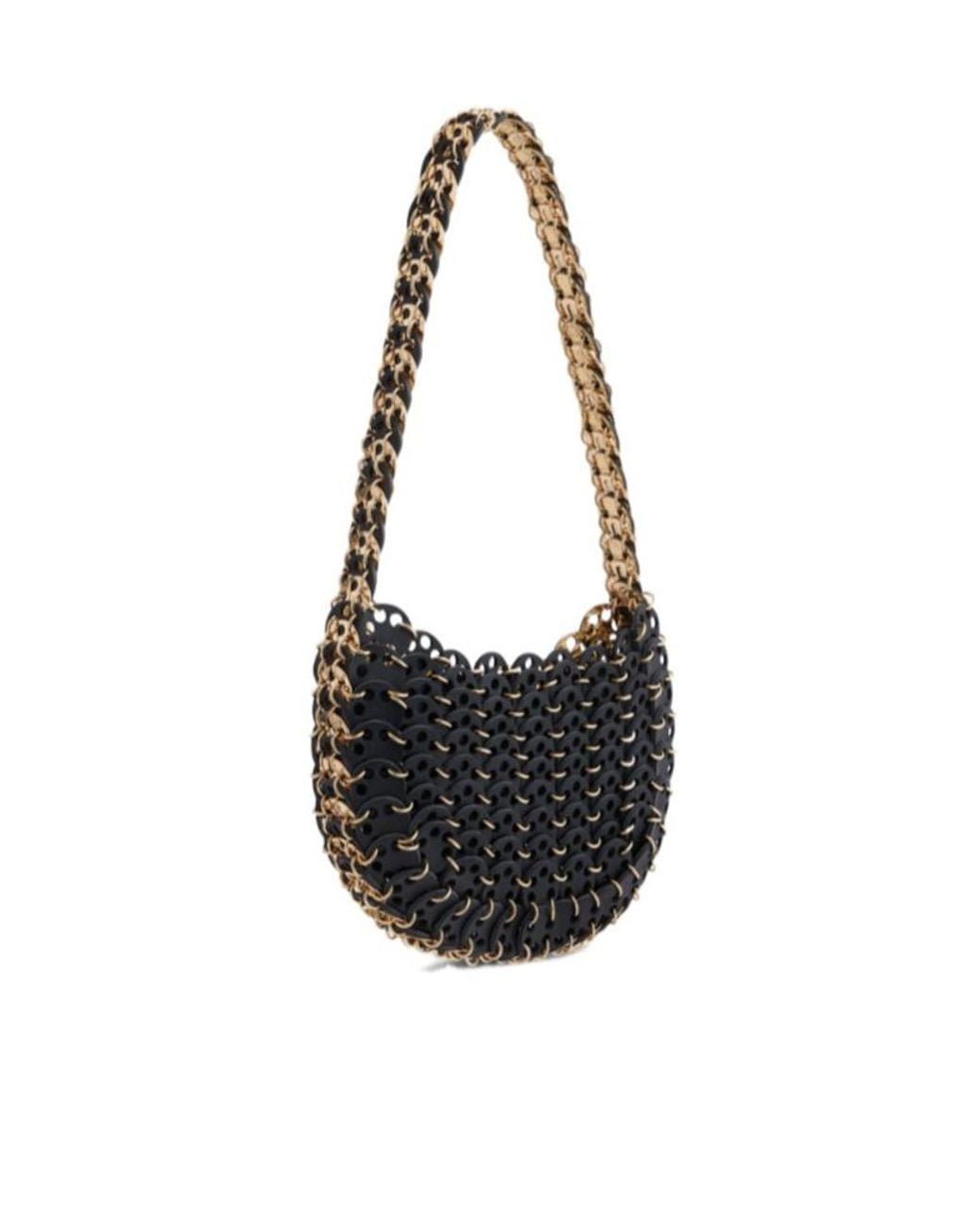 Rabanne Black Rabanne Chain-Link Mini Shoulder Bag