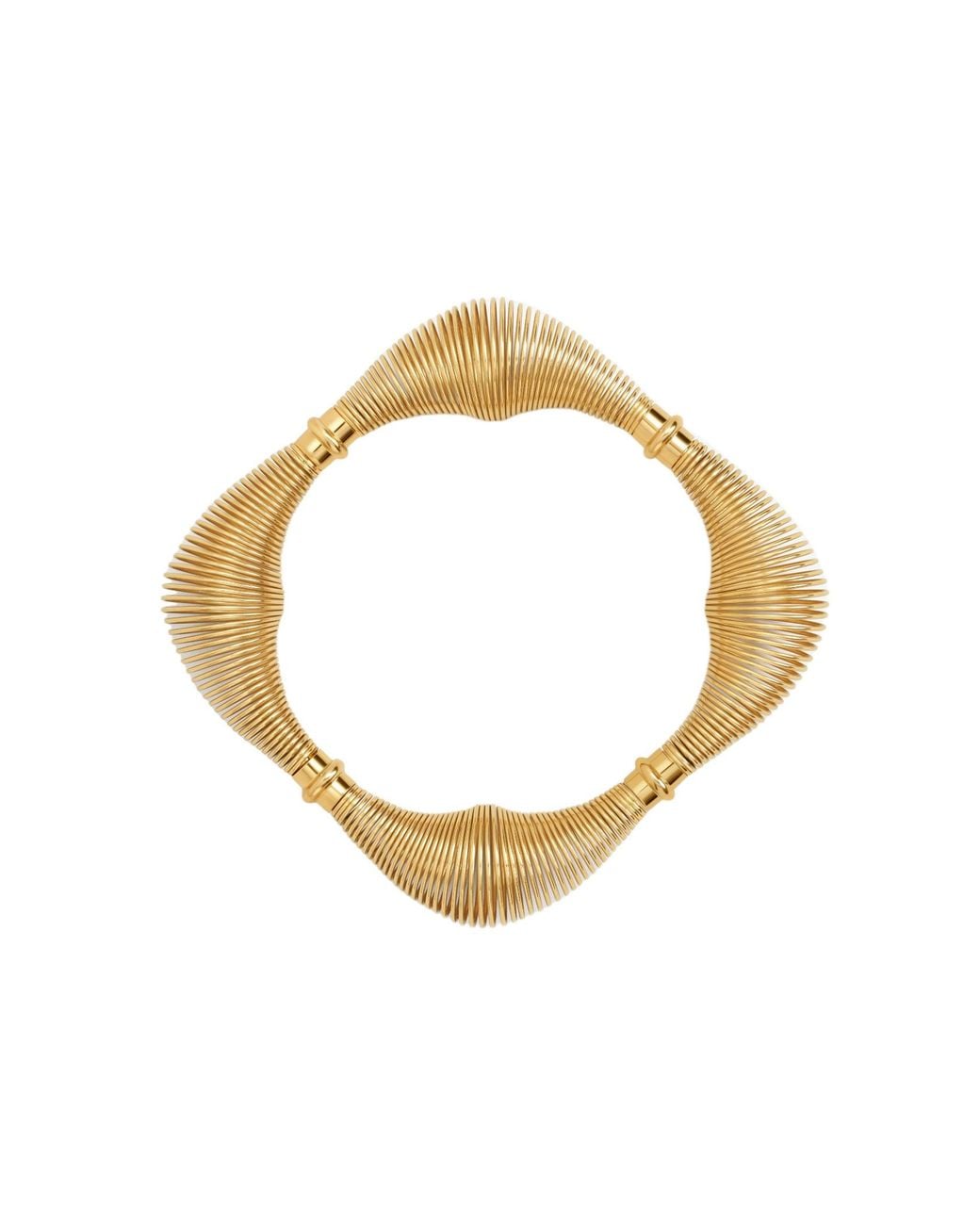 Alaïa Metallic Spiral Necklace