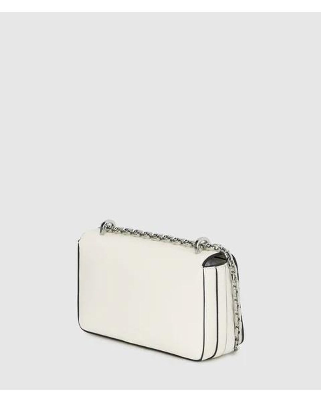 Karl Lagerfeld Natural Signature Chain Cross Body Bag