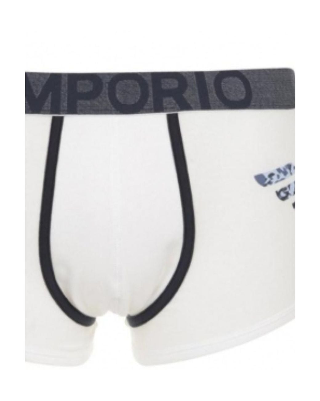 Emporio Armani Blue Logo Detail Panties for men
