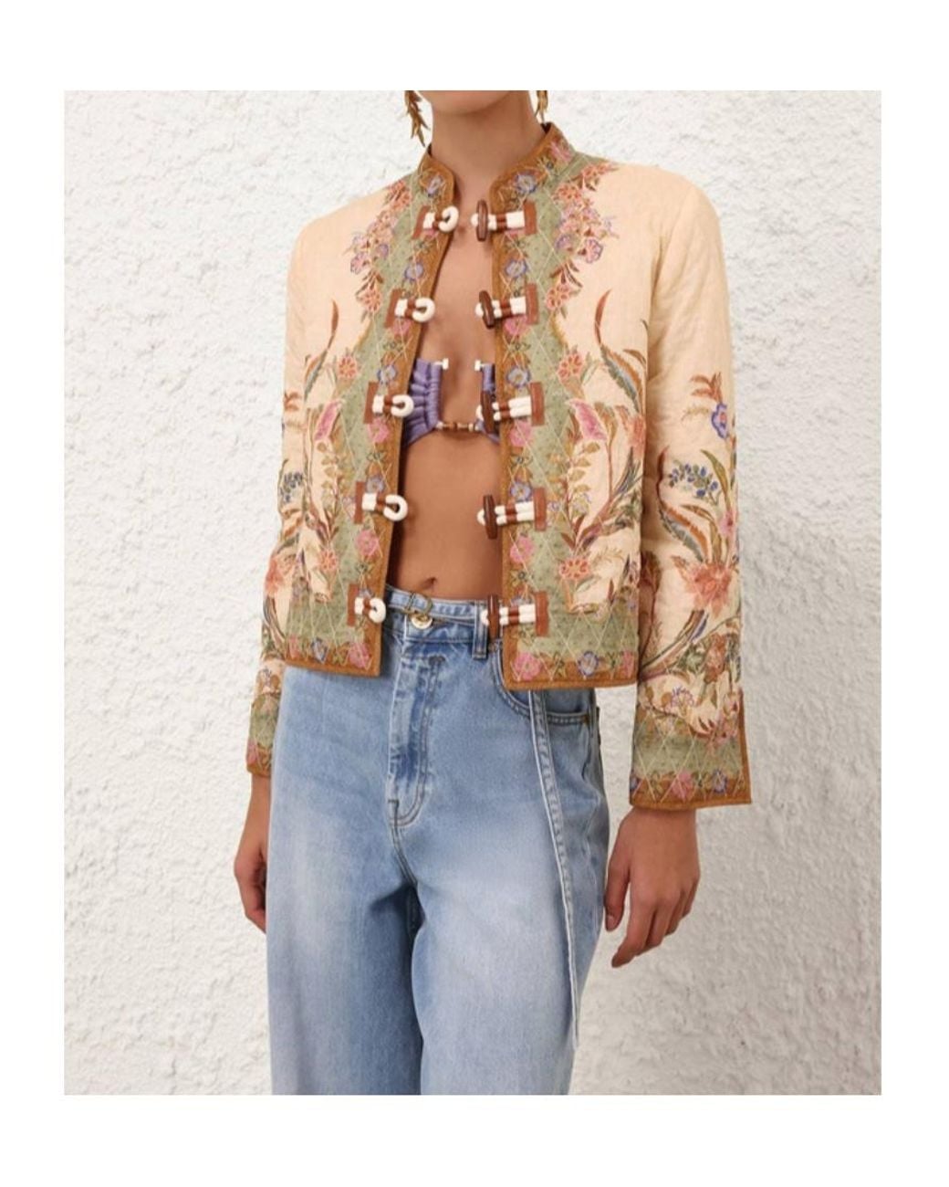 Zimmermann Natural Indra Bomber Jacket