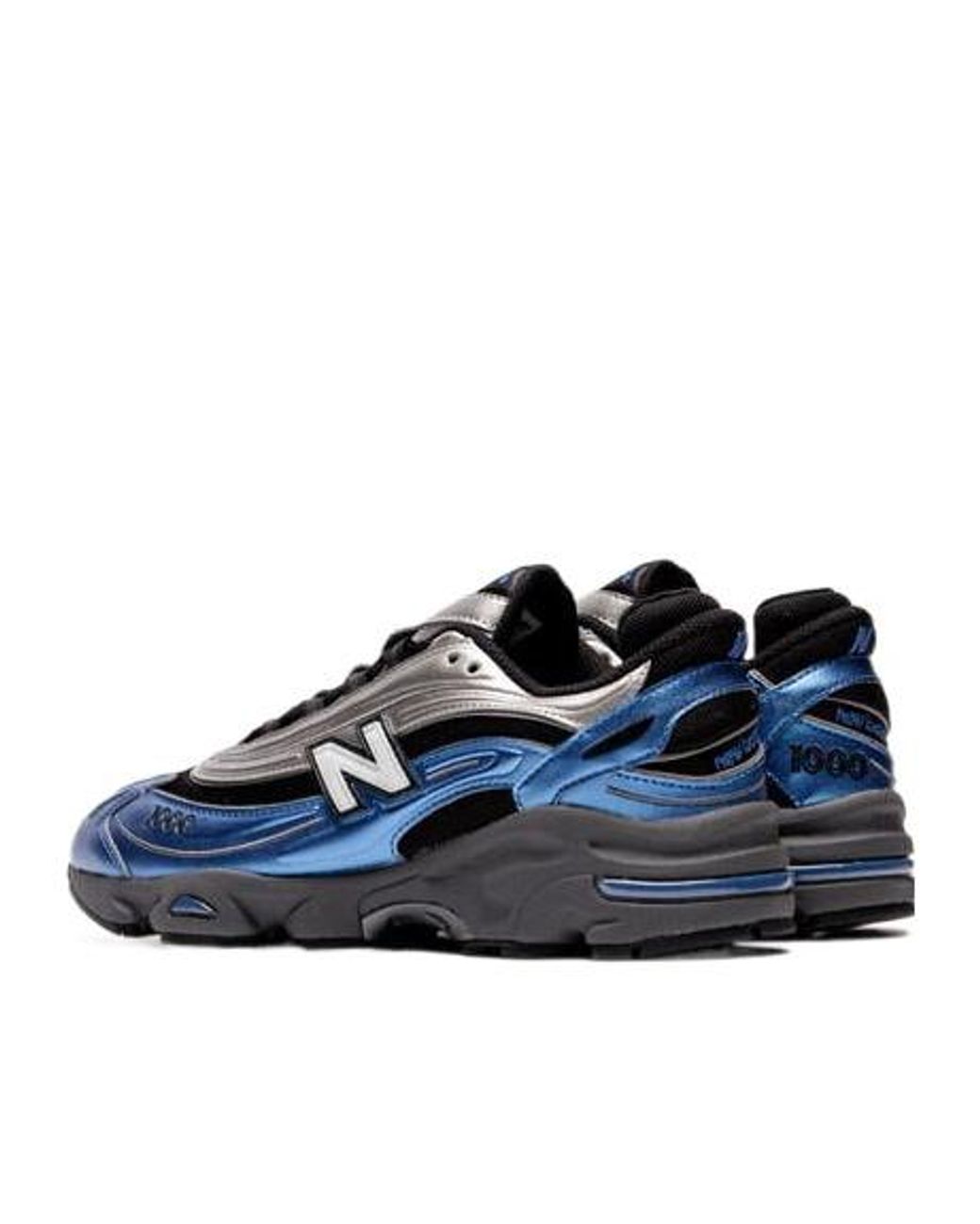 New Balance Blue M1000 Lace-Up Sneakers for men