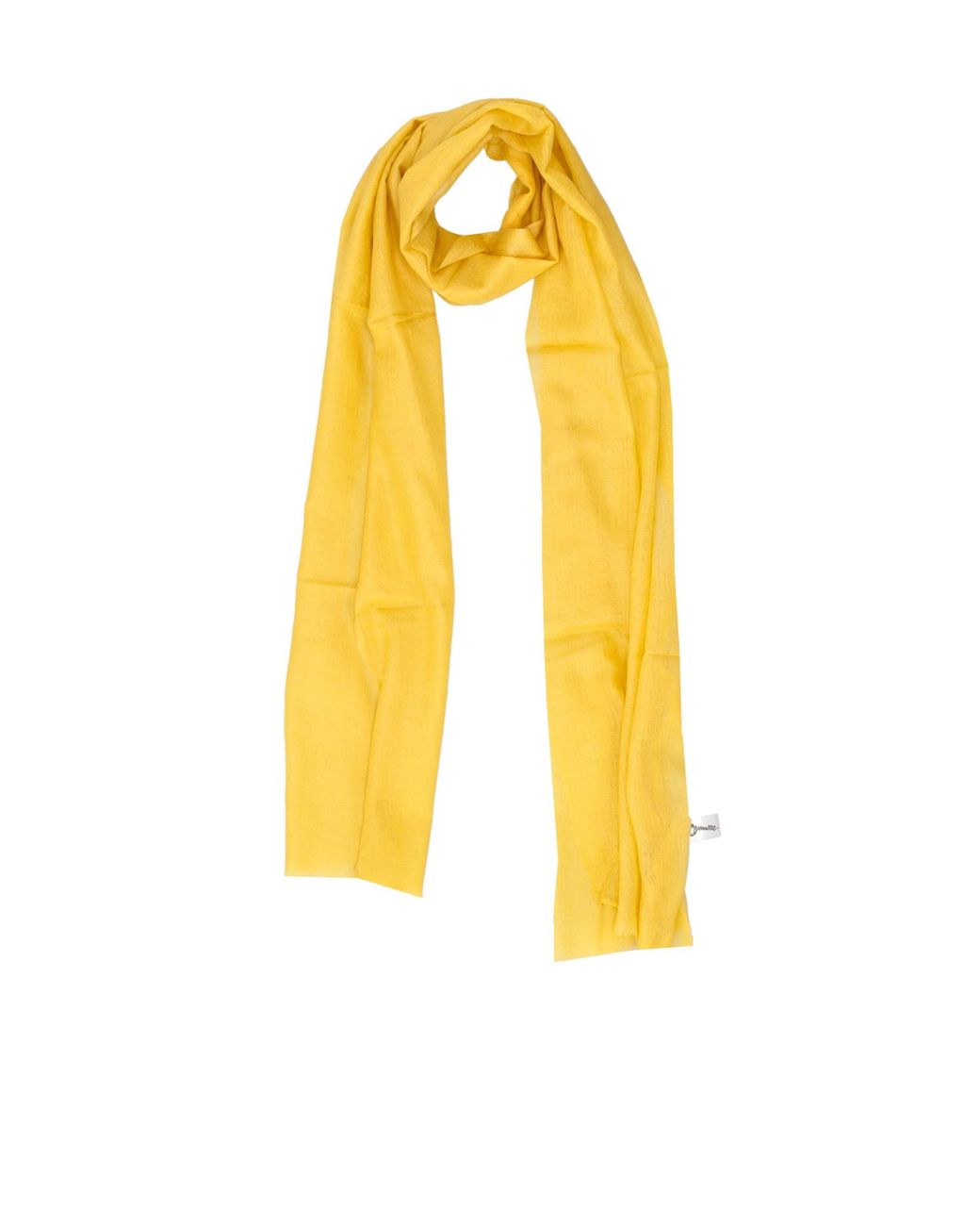 Lela Rose Yellow Rectangular Scarf