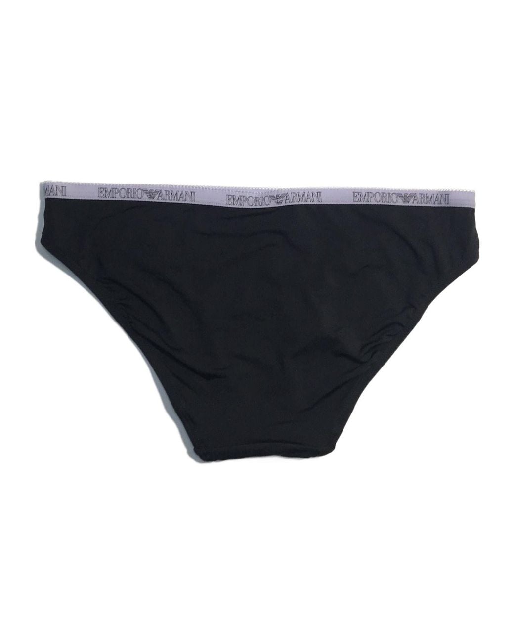 Emporio Armani Black Logo Waist Briefs