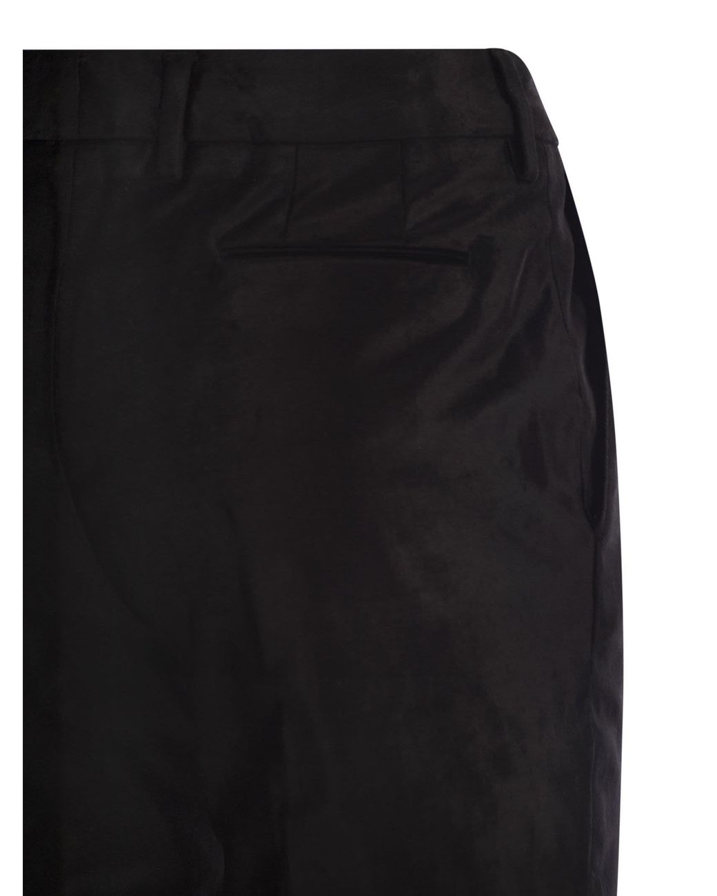 Pt Pantaloni Black Pt Torino New York Velvet Pants