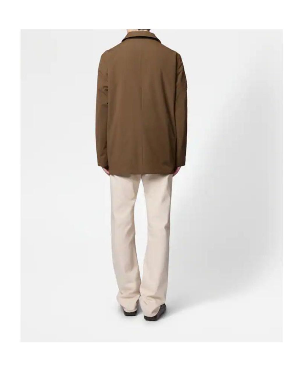 Tod's Brown Long-Sleeved Coat for men