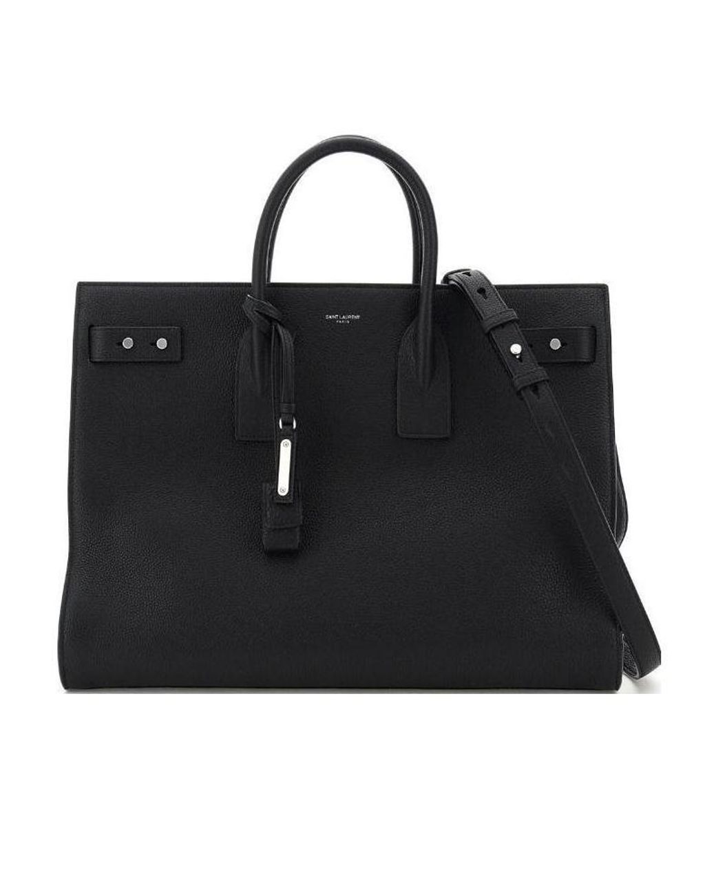 Saint Laurent Black Large Sac Du Jour Tote for men