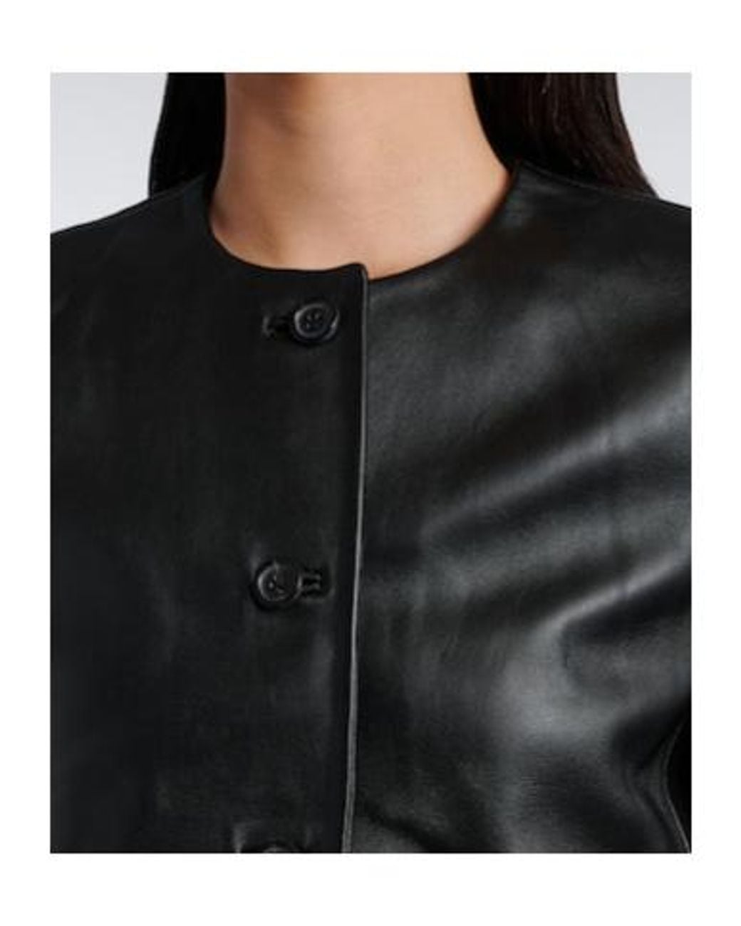 Nili Lotan Black Ophelie Leather Jacket