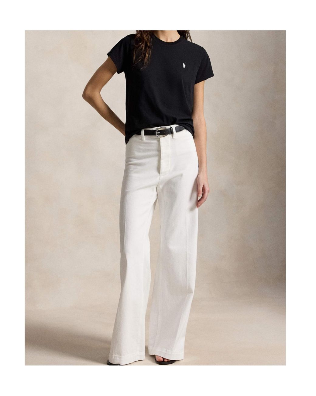 Polo Ralph Lauren Black Ralph Lauren Logo Crew-Neck T-Shirt