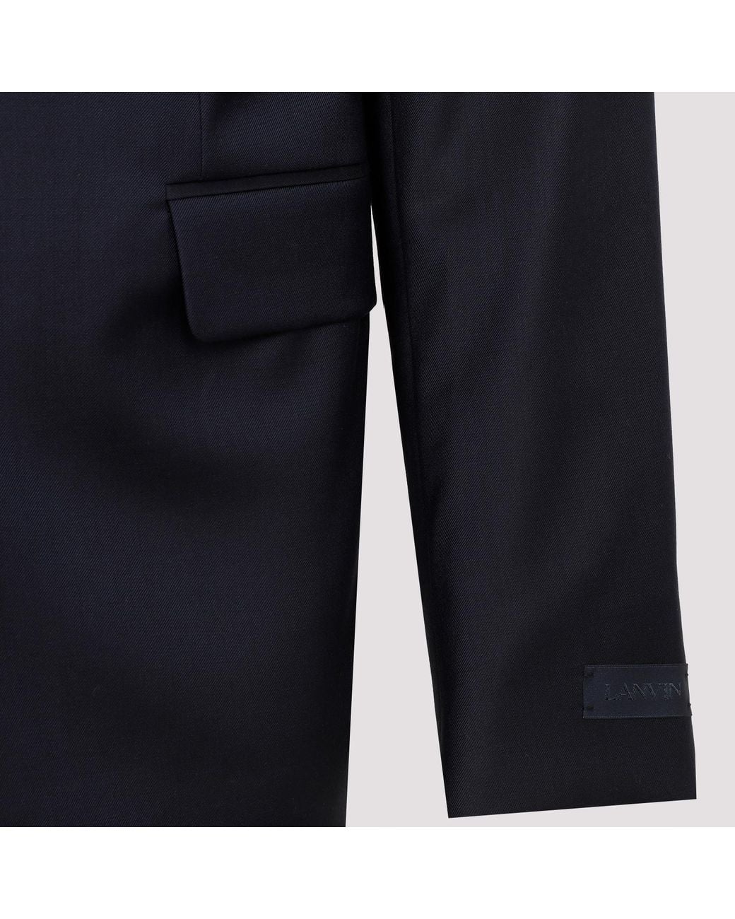 Lanvin Blue Single Breasted Tailored Blazer for men