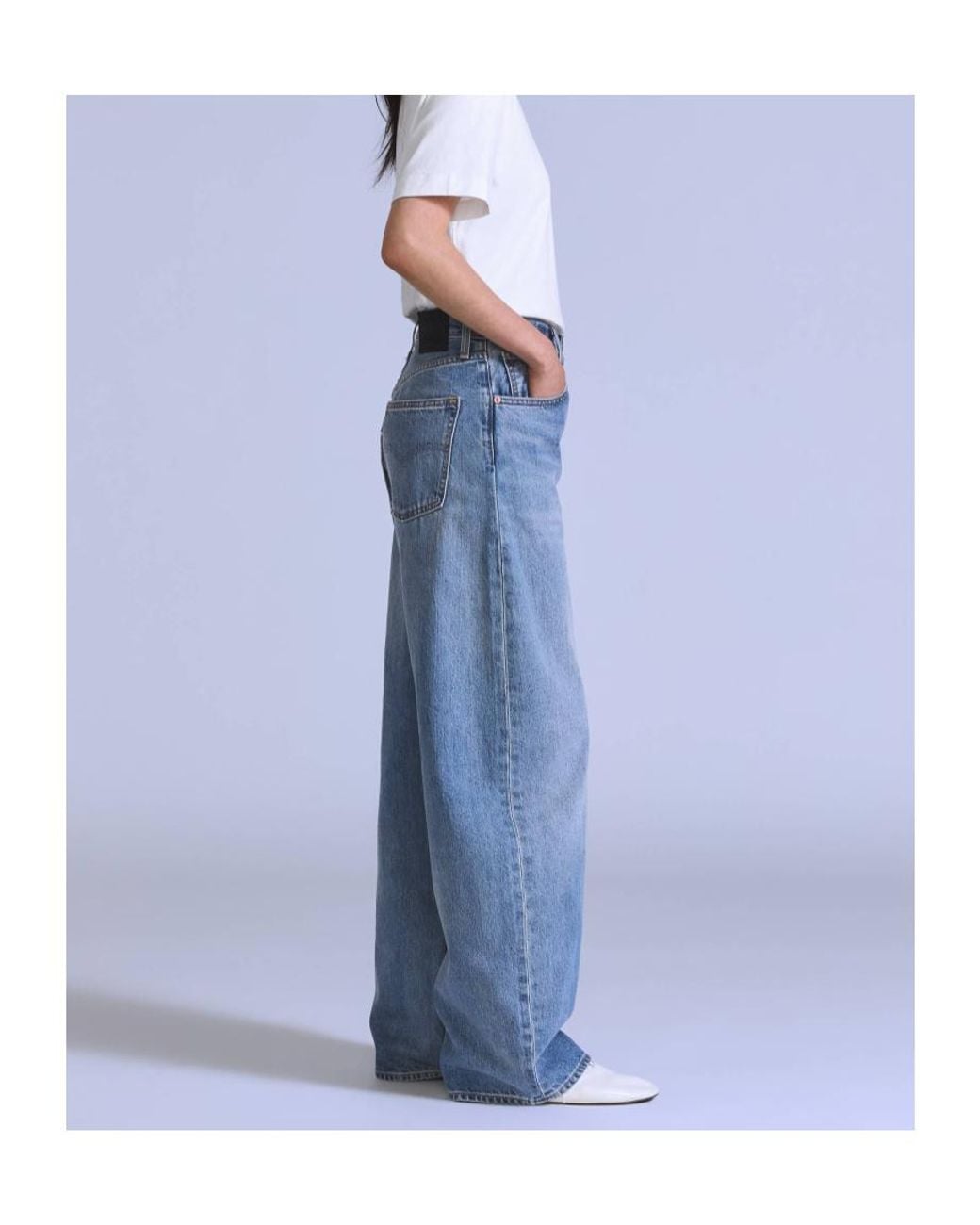 Levi's Blue Drop Barrel Jeans