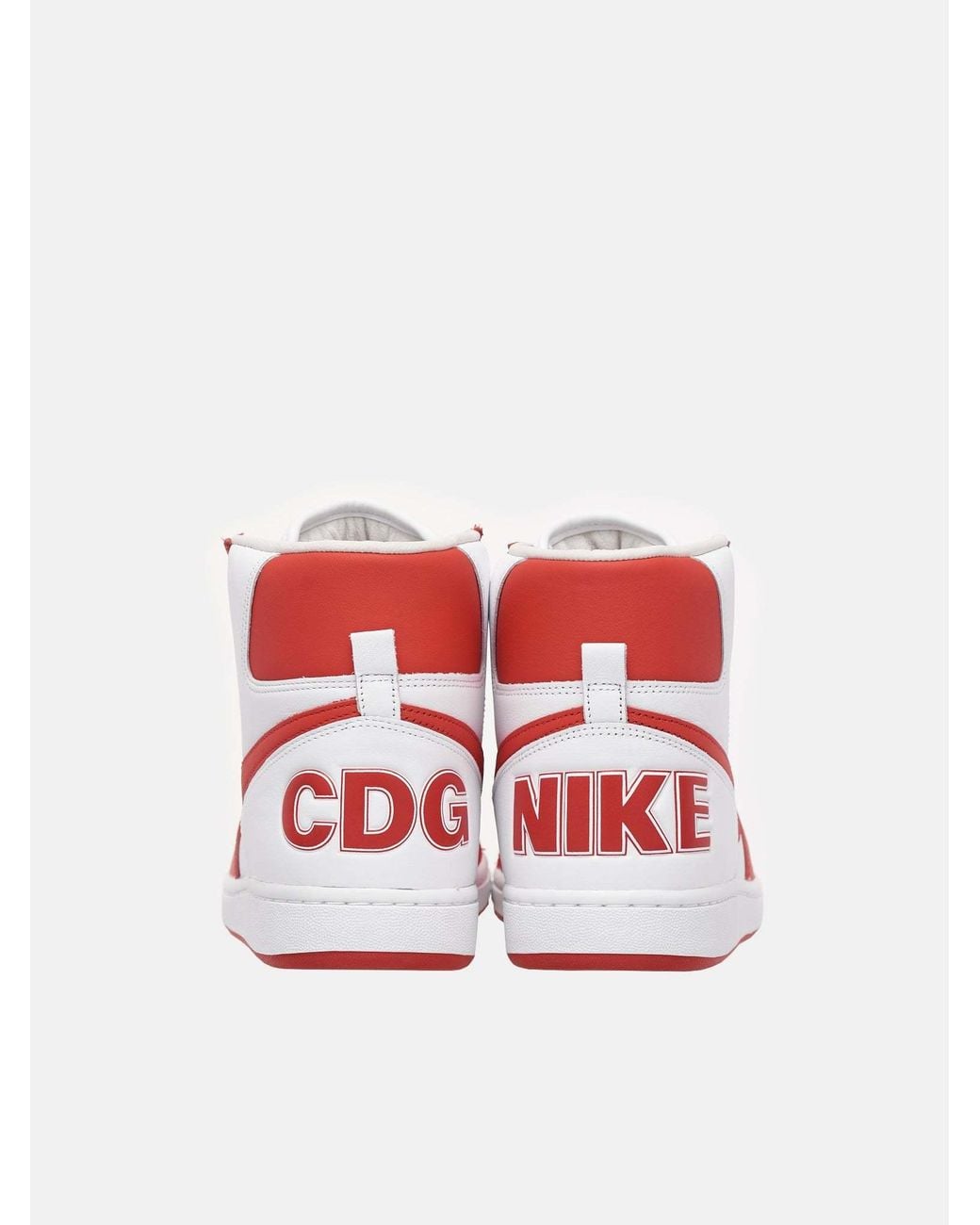 COMME DES GARCONS HOMME PLUS X NIKE Red Comme Des Garcons Homme X Nike Logo Sports Shoes for men