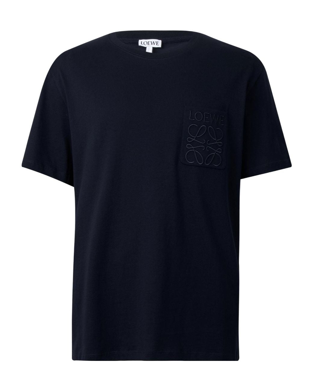 Loewe Blue Round-Neck Short-Sleeved T-Shirt for men