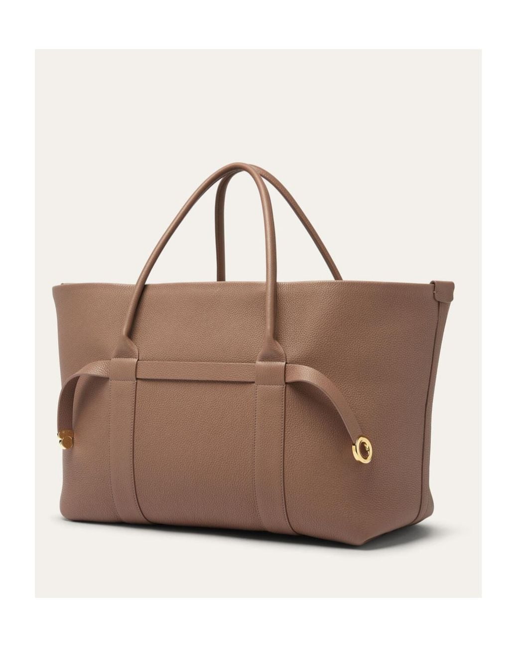 Loro Piana Brown Ghiera Large Tote Bag