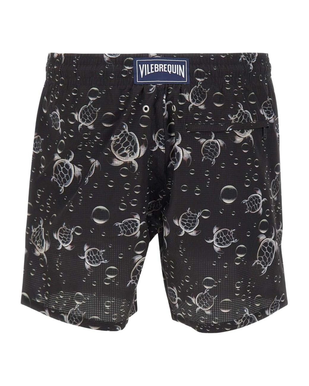 Vilebrequin Gray Bubble Turtles Swim Shorts for men