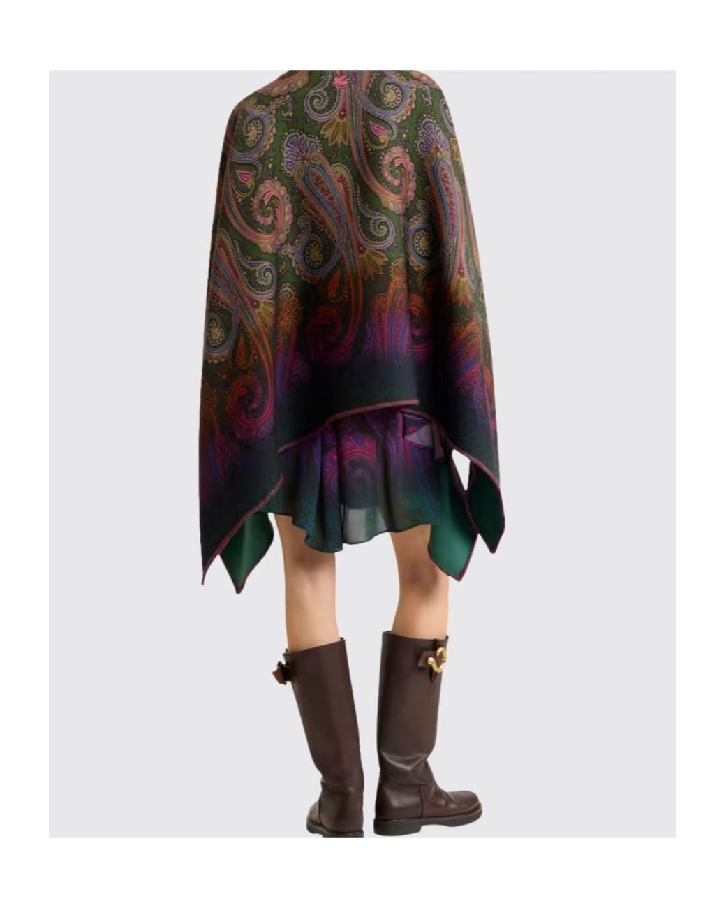 Etro Black Paisley Shawl