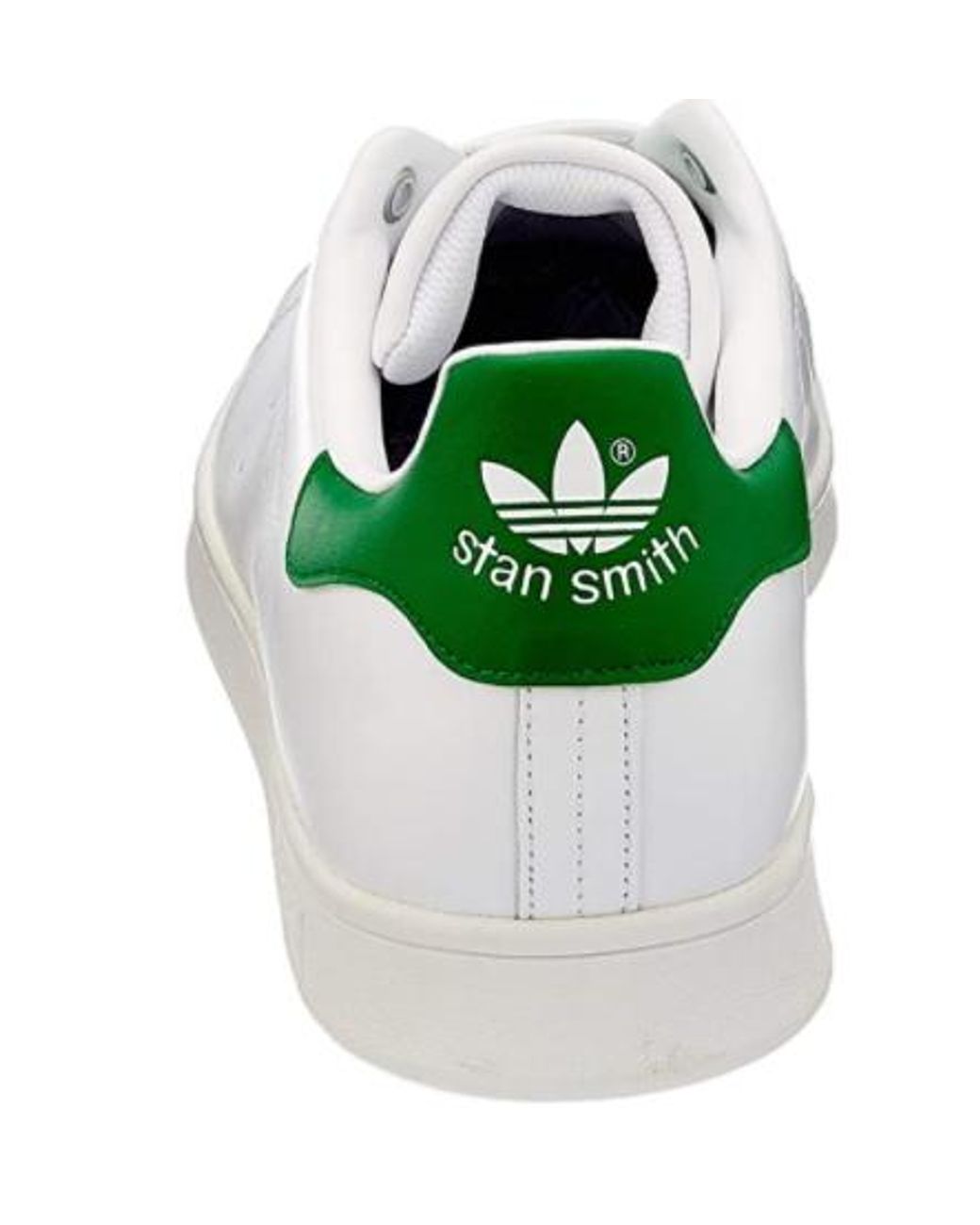 Adidas White Stan Smith Lace-Up Sneakers for men